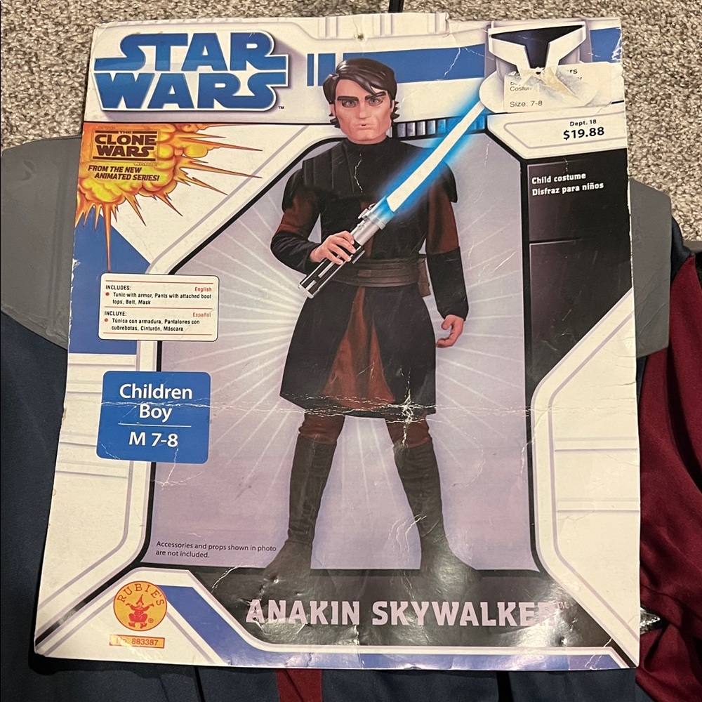 Star Wars Anakin Skywalker Action Figure - Black and Brown